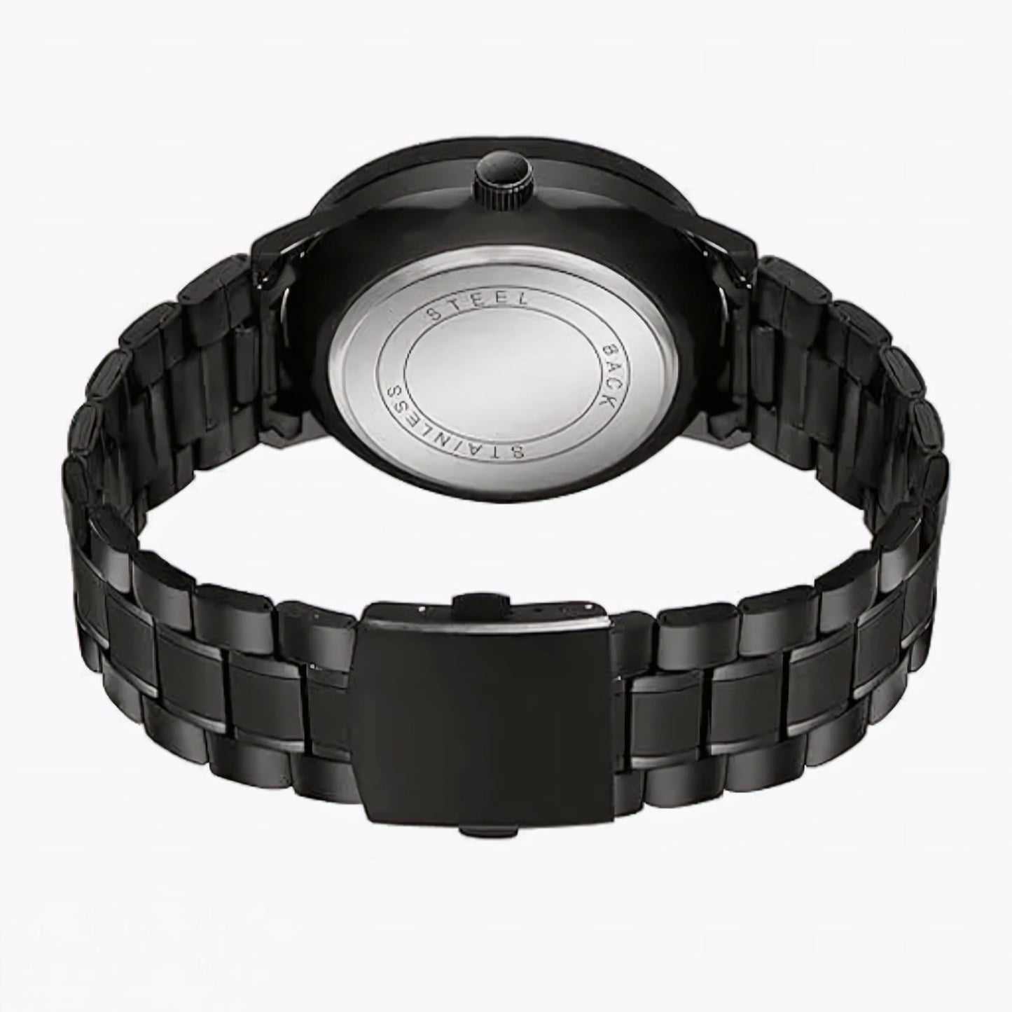WATCHVERSE Black Spinning Car Wheels Gyro Men's Sport Watch
